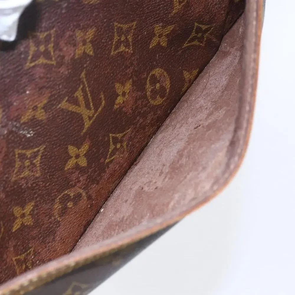 Louis Vuitton Monogram Compiegne 28 Clutch Bag Brown